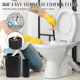 XLHOMO soap dish and accessories add sleek storage.