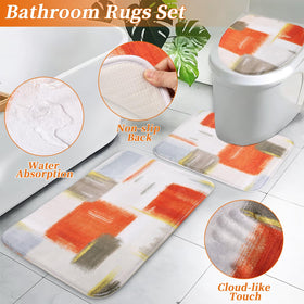 XLHOMO orange soap dish to keep soap dry and accessible.