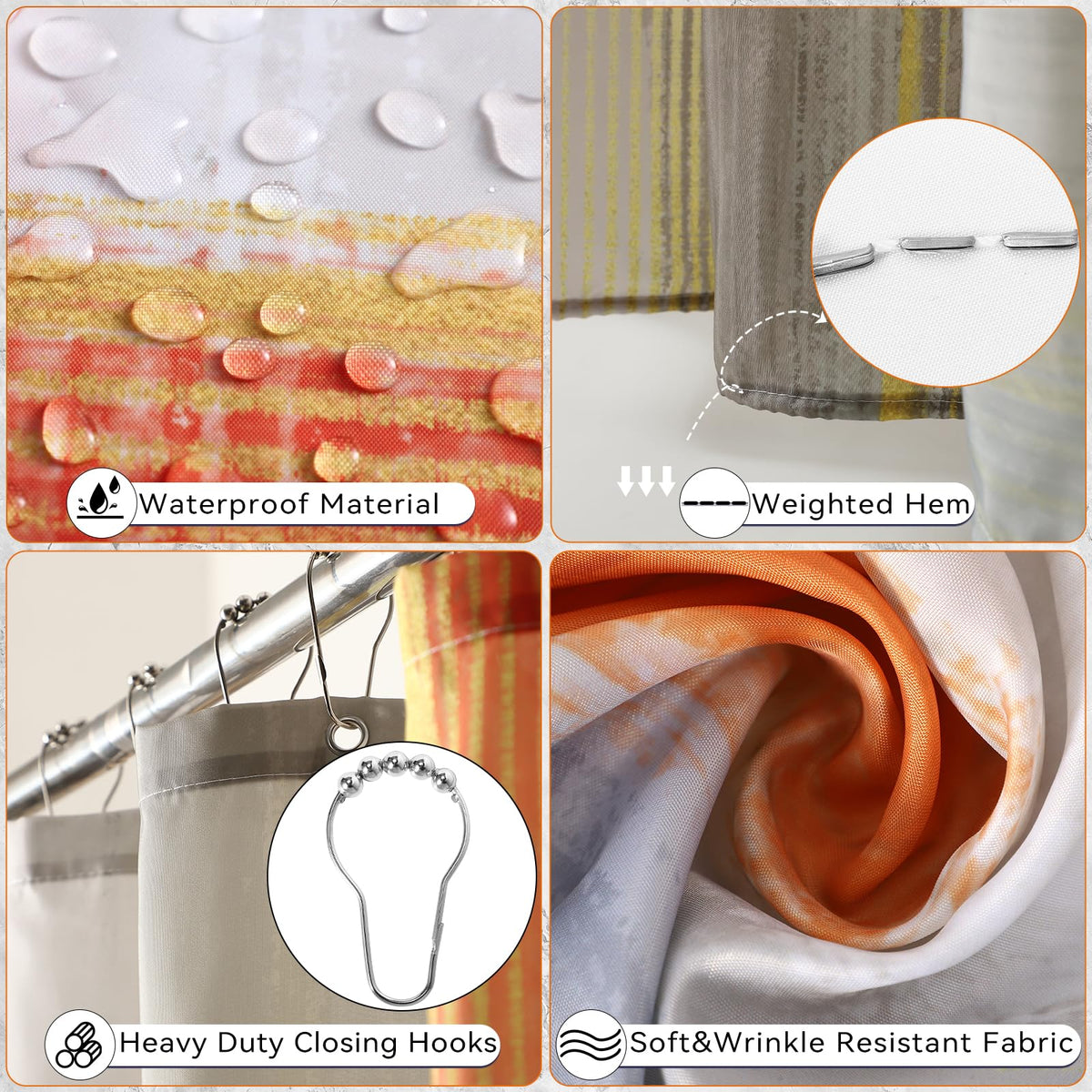 XLHOMO orange soap dispenser for easy hand washing and sink organization.