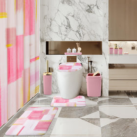 XLHOMO soap dispenser with pump provides tidy, even dispenses.