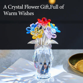 XLSJGYP durable glass flower ornament for lasting decor