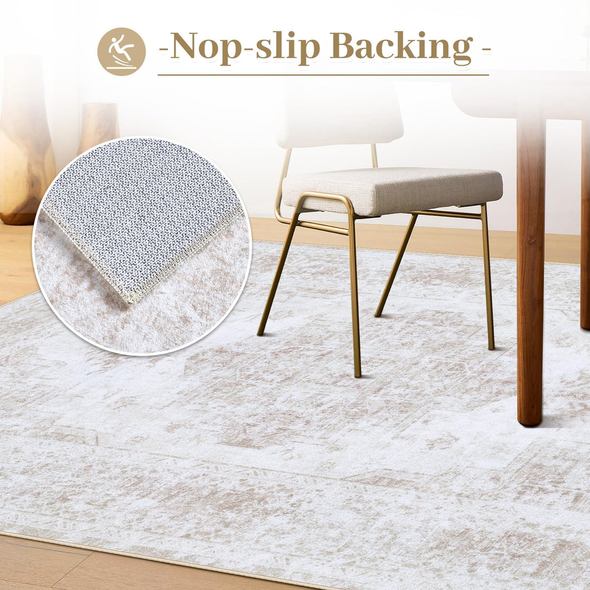 XLUEZ kids-pets-friendly faux wool fibers invite family gatherings.