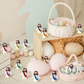 XMCHJY pocket Jesus figurine on Easter eggs offers a meaningful surprise.