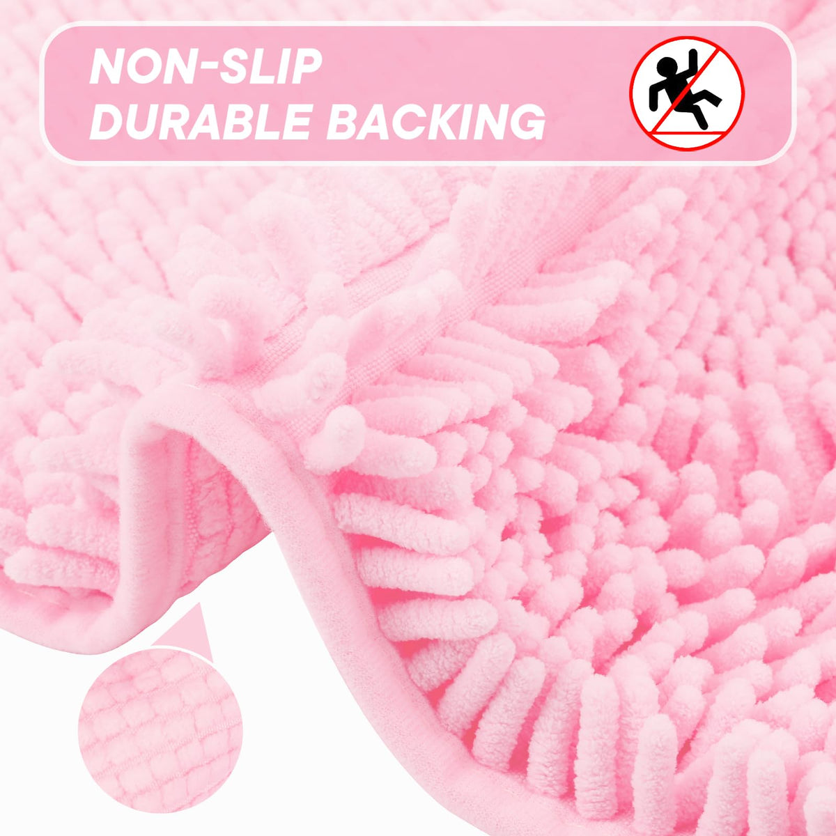 Xmecyino bath rug set small rug 24x16 offering cozy step and quick dry.