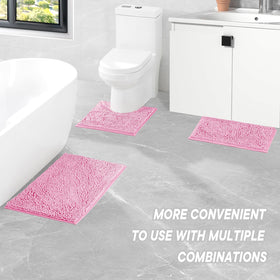 Xmecyino pink chenille fibers lock in color and softness