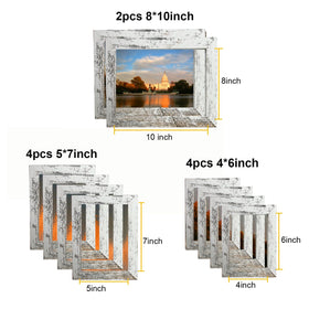xnlkros gallery wall collage with rustic white frames for cohesion