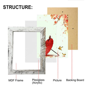 xnlkros picture frame set 5x7 on a cozy gallery wall