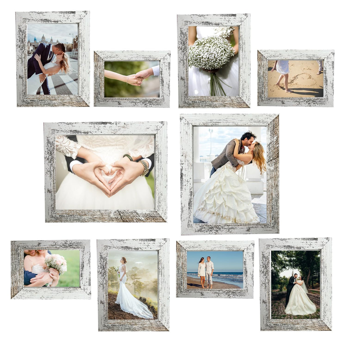 xnlkros picture frame set 8x10 for wall display of cherished memories