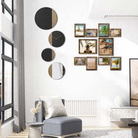 xnlkros 5x7 frame set for desk display, simplifies creating a personal desk gallery