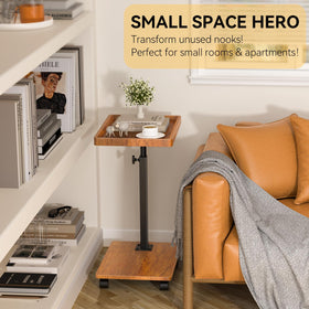 XNSDXV 360-swivel tray enables flexible laptop or coffee setup.