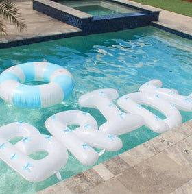 xo Fetti balloon arch featuring BRIDE balloons for elegant venues