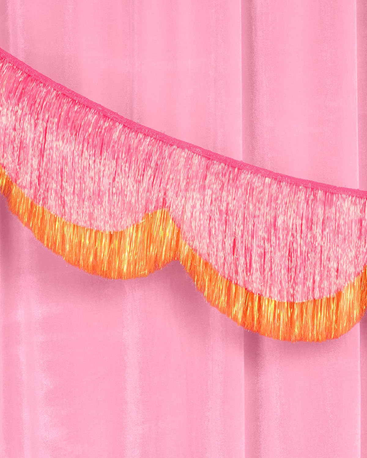 xo-fetti banner creates a vibrant dessert-table backdrop for photos.