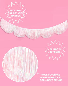 xo, Fetti double-layer holographic fringe adds dimension to any party setup