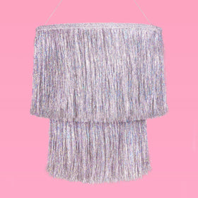 xo, Fetti silver iridescent décor accent for bachelorette party or birthday