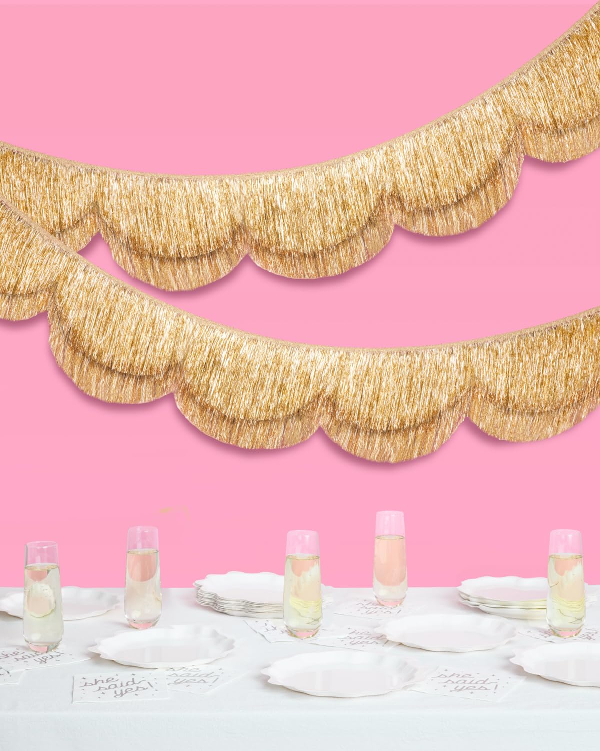 xo, Fetti gold backdrop for birthdays and bridal events.
