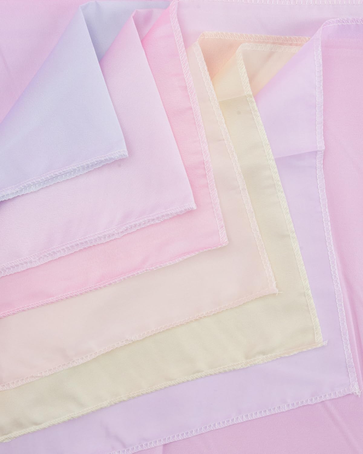  xo Fetti pastel gradient tablecloth in a birthday party dining setup