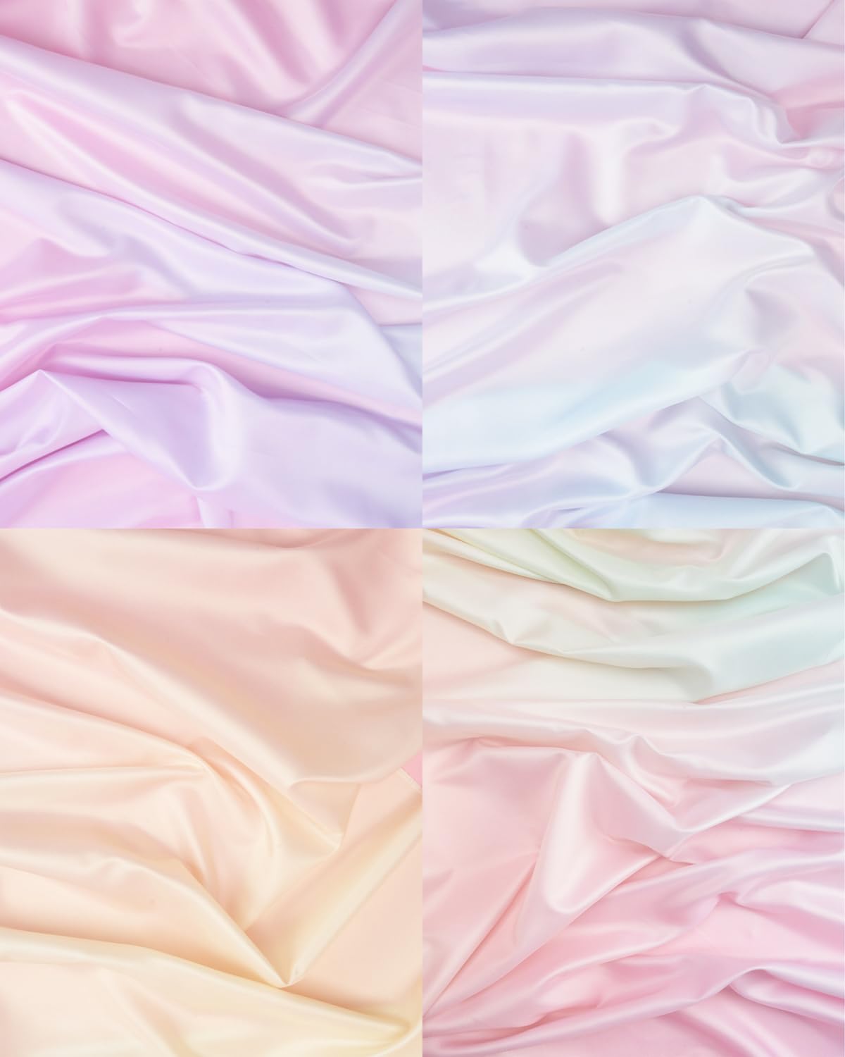  xo Fetti pastel gradient tablecloth packaged for storage and transport