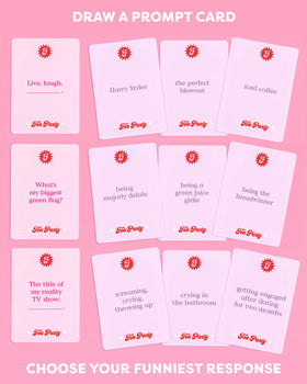 xo, Fetti What's The Tea? answer cards spark quick storytelling.