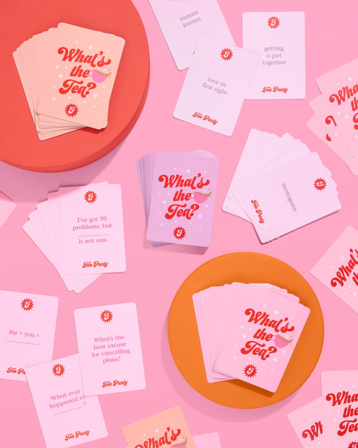 xo, Fetti What's The Tea? bachelorette gift-ready packaging for gifting.