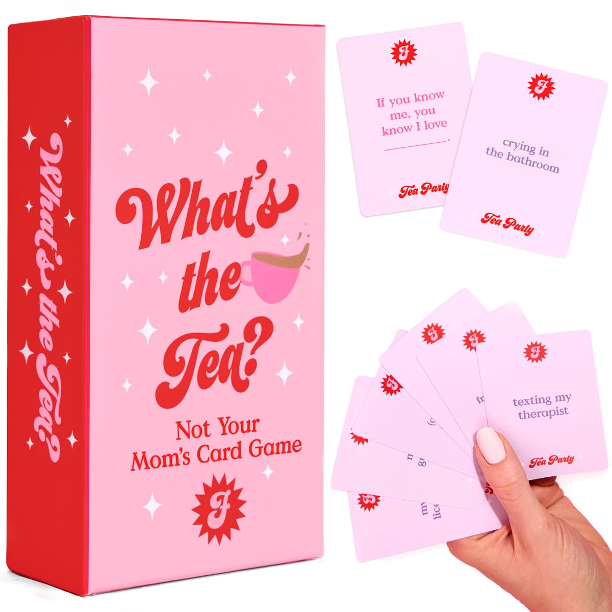 xo, Fetti What's The Tea? box ready for a bachelorette party.