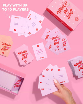 xo, Fetti What's The Tea? cards spread sparks group conversation.