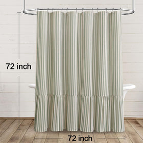 XOGUIBO 72x72 inches curtain fits standard baths for easy refresh