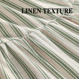 XOGUIBO ruffle hem detail adds feminine spa-like softness
