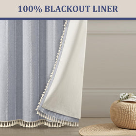 XOGUIBO curtains are machine washable for easy care.