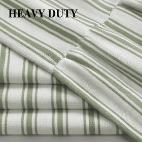 XOGUIBO 72x72 curtain fits standard showers for easy setup.