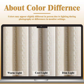 Back Tab and Rod Pocket hanging options shown for XOGUIBO curtains.