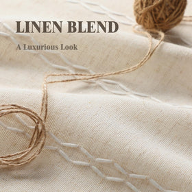 Double-layer blackout lining for light control and privacy in XOGUIBO curtains.