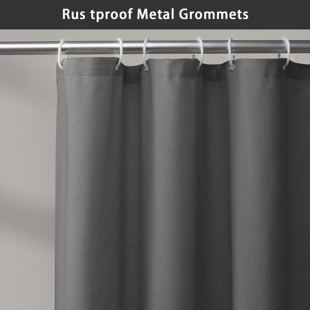 XOGUIBO includes 12 hooks for quick setup in your bathroom.