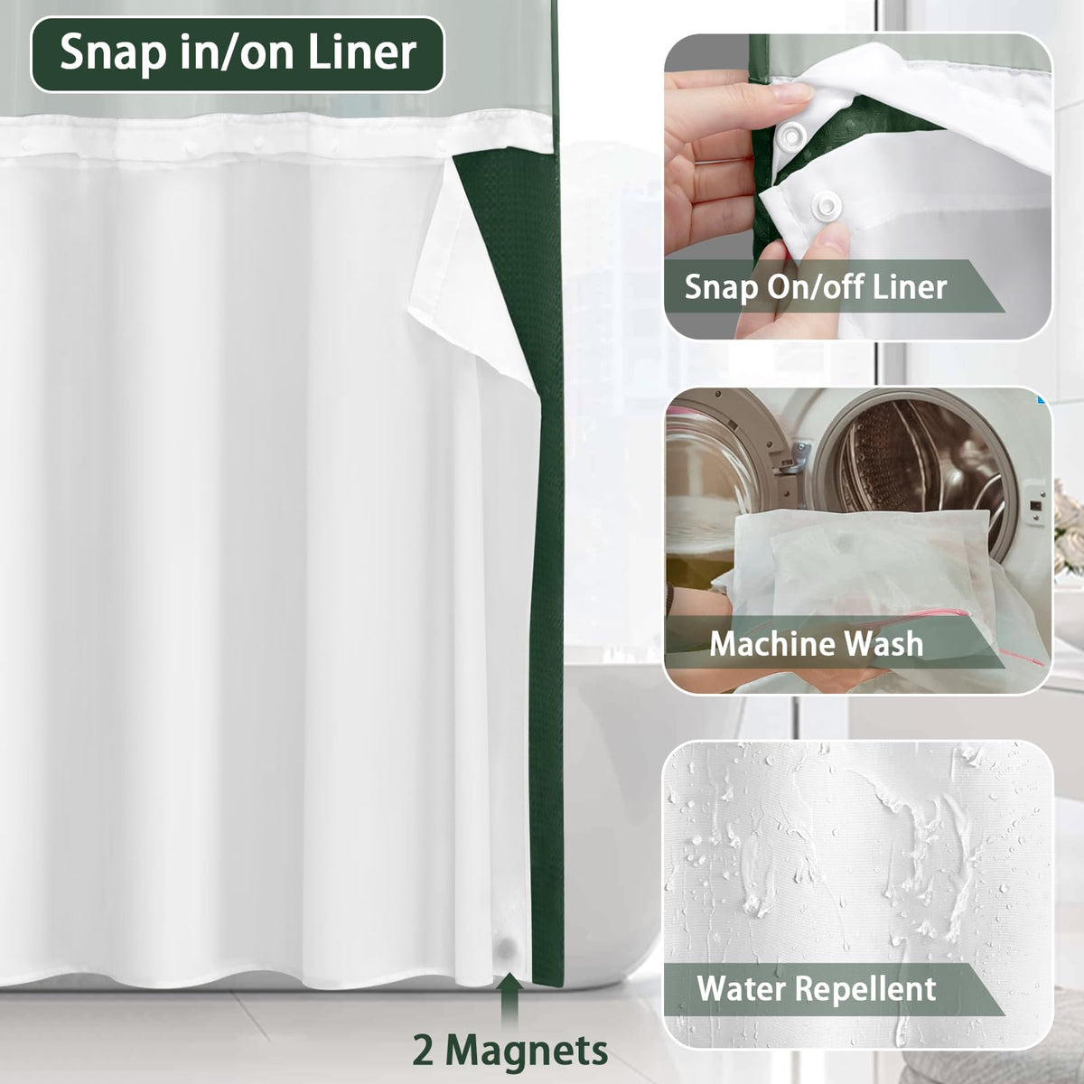 XOGUIBO curtain mesh upper panel lets light in while preserving privacy.