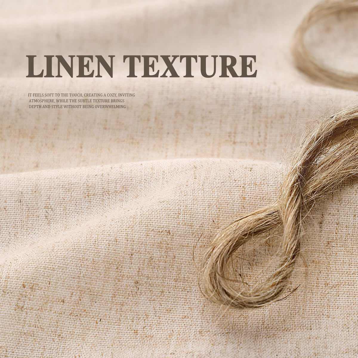XOGUIBO ruffle-hem curtain adds a romantic, feminine vibe.