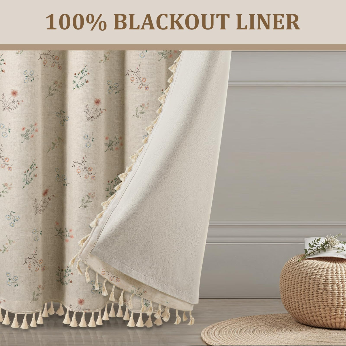 XOGUIBO two-panel set designed for easy hanging and rod options.