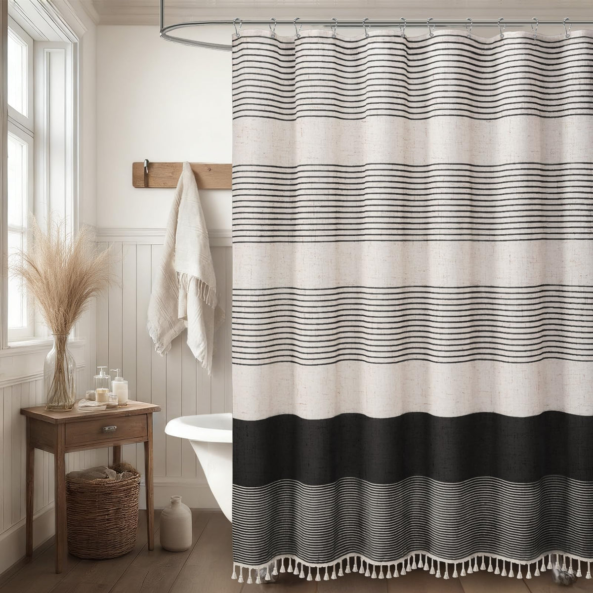 XOGUIBO machine washable curtain for easy care.