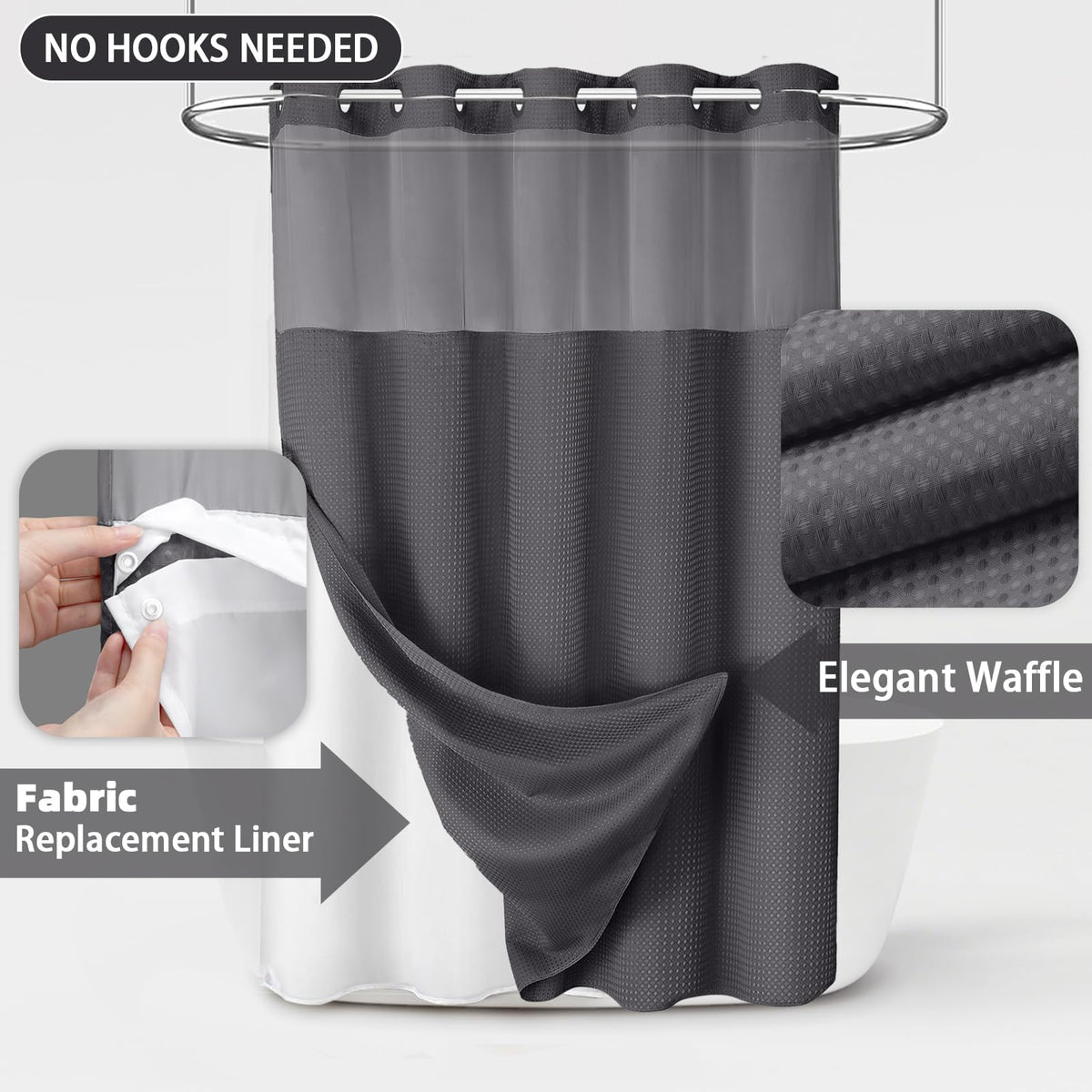 XOGUIBO hotel style waffle weave fabric for a premium look