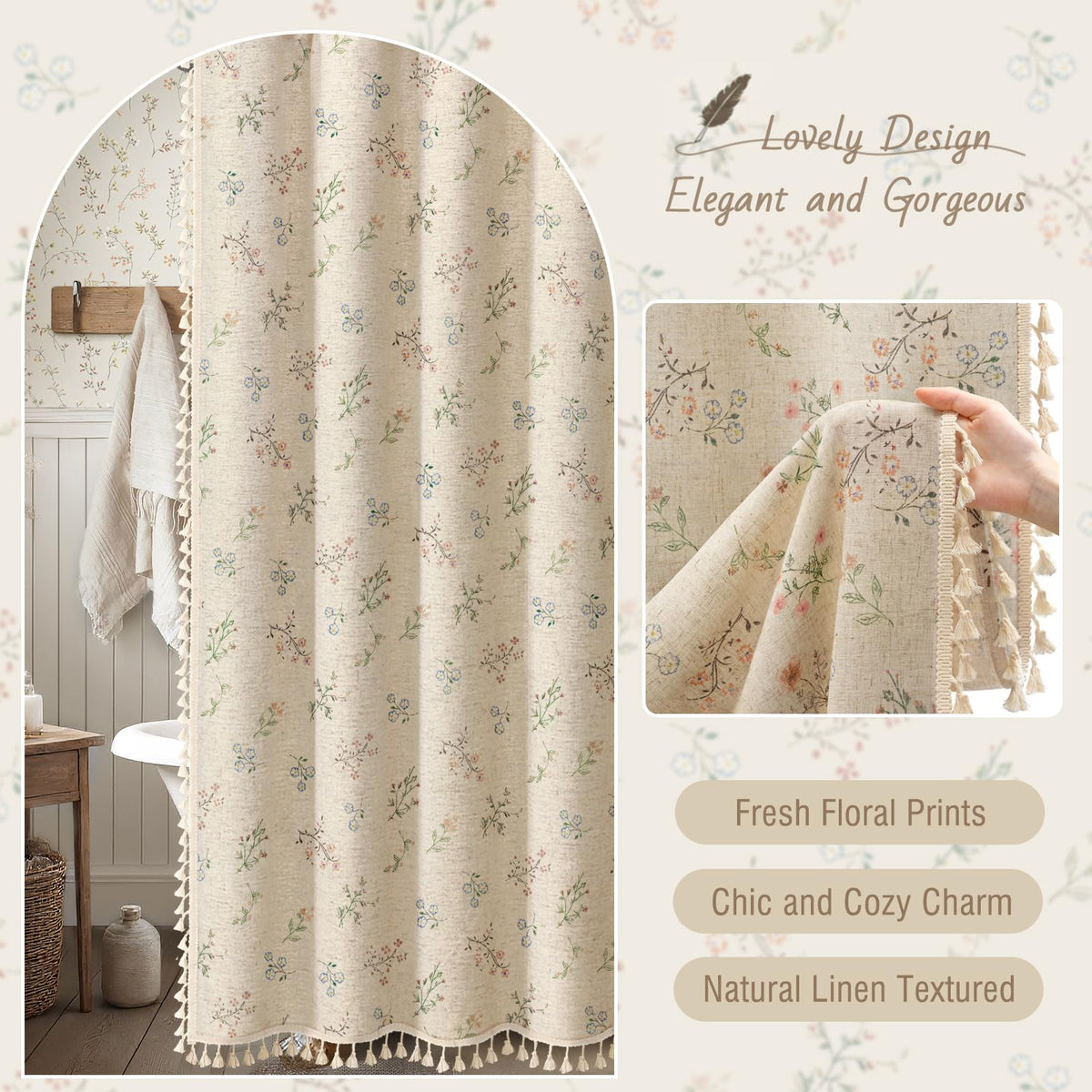 XOGUIBO curtains softly filter light while preserving privacy.