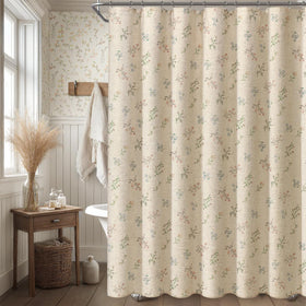 XOGUIBO linen-blend fabric texture highlights natural drape and embroidery-like charm.