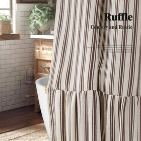 XOGUIBO linen blend curtain texture evokes airy cottage vibes.