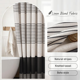 XOGUIBO linen texture close-up highlighting soft, durable fabric.