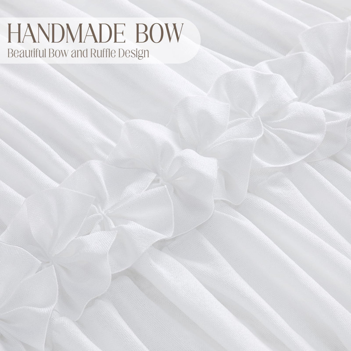 XOGUIBO linen texture curtain brings soft, natural style to daily showers.