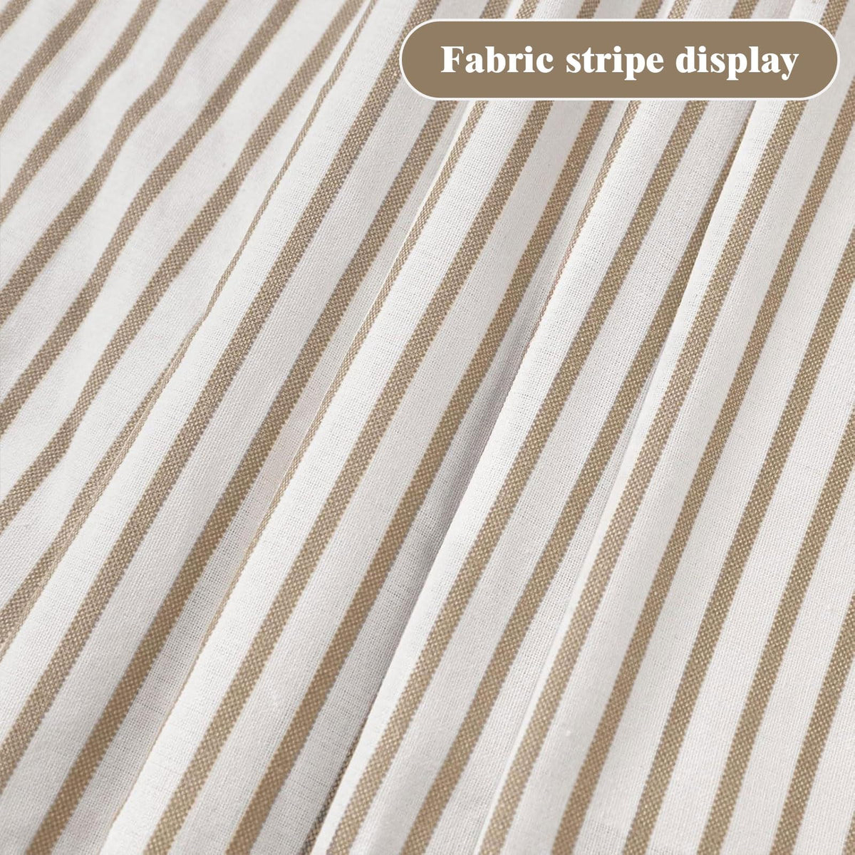 XOGUIBO natural fabric drapes nicely and feels inviting.