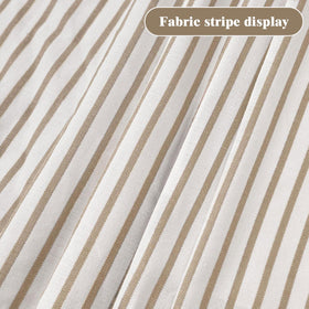 XOGUIBO natural fabric drapes nicely and feels inviting.