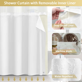 XOGUIBO sheer upper panel lets light in while preserving privacy