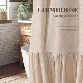 XOGUIBO linen-blend fabric closeup shows casual yet refined texture.