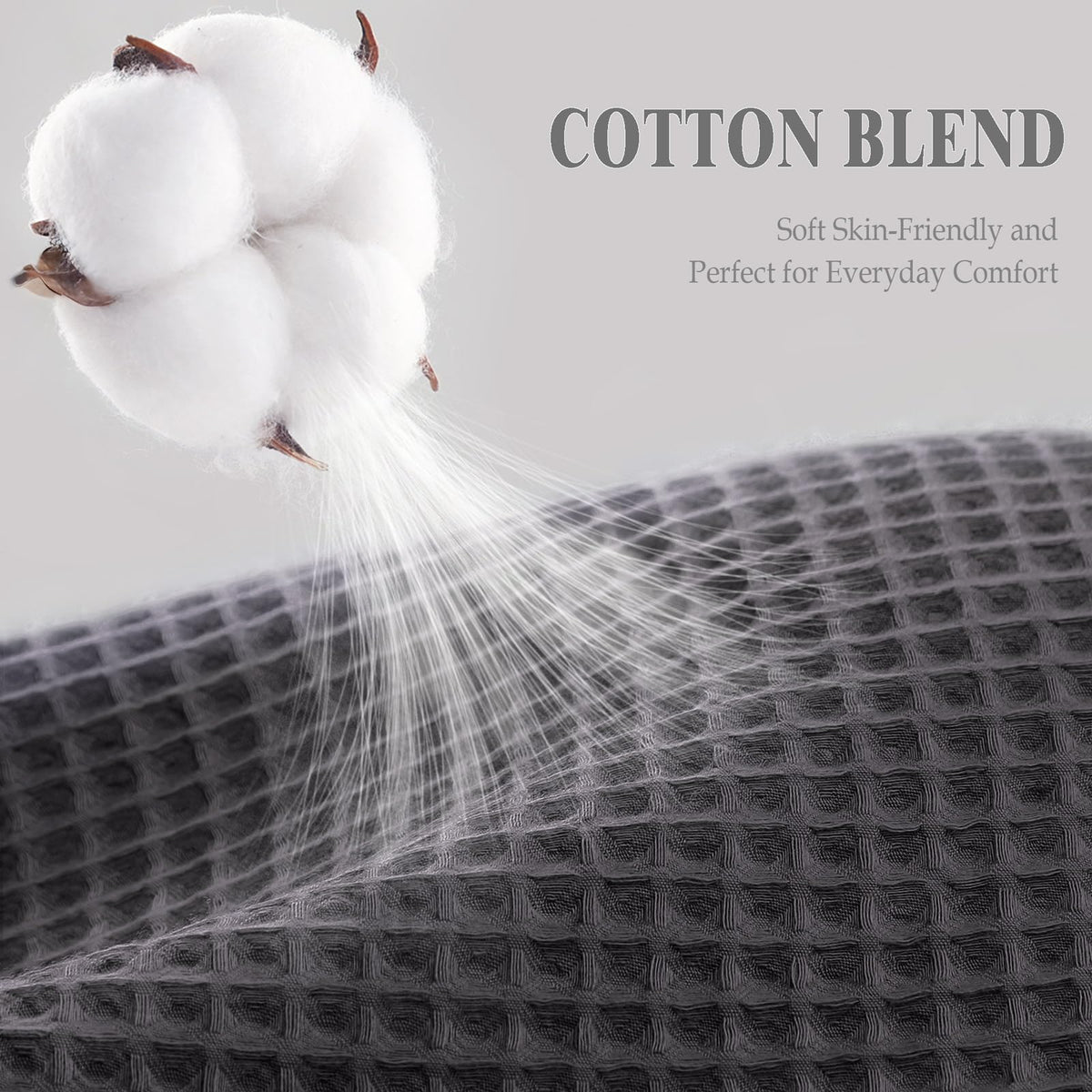 XOGUIBO soft cotton touch look for a spa-like bathroom