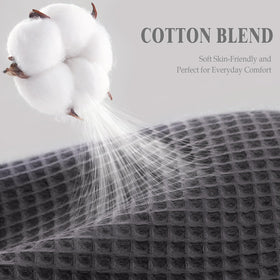 XOGUIBO soft cotton touch look for a spa-like bathroom