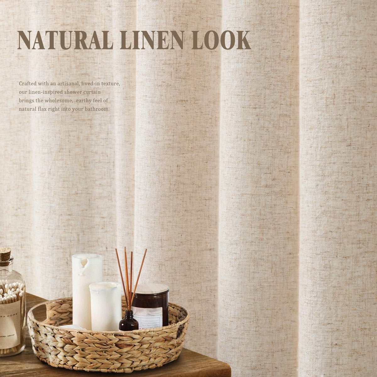 XOGUIBO soft neutral texture close-up emphasizes spa-like ambiance