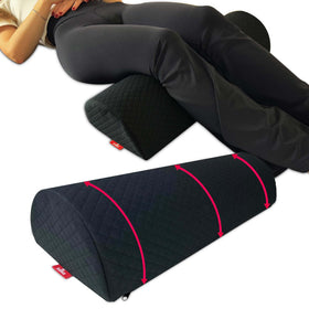 Xolloz Knee Pillow under-knee design supports back sleeping and improves alignment.